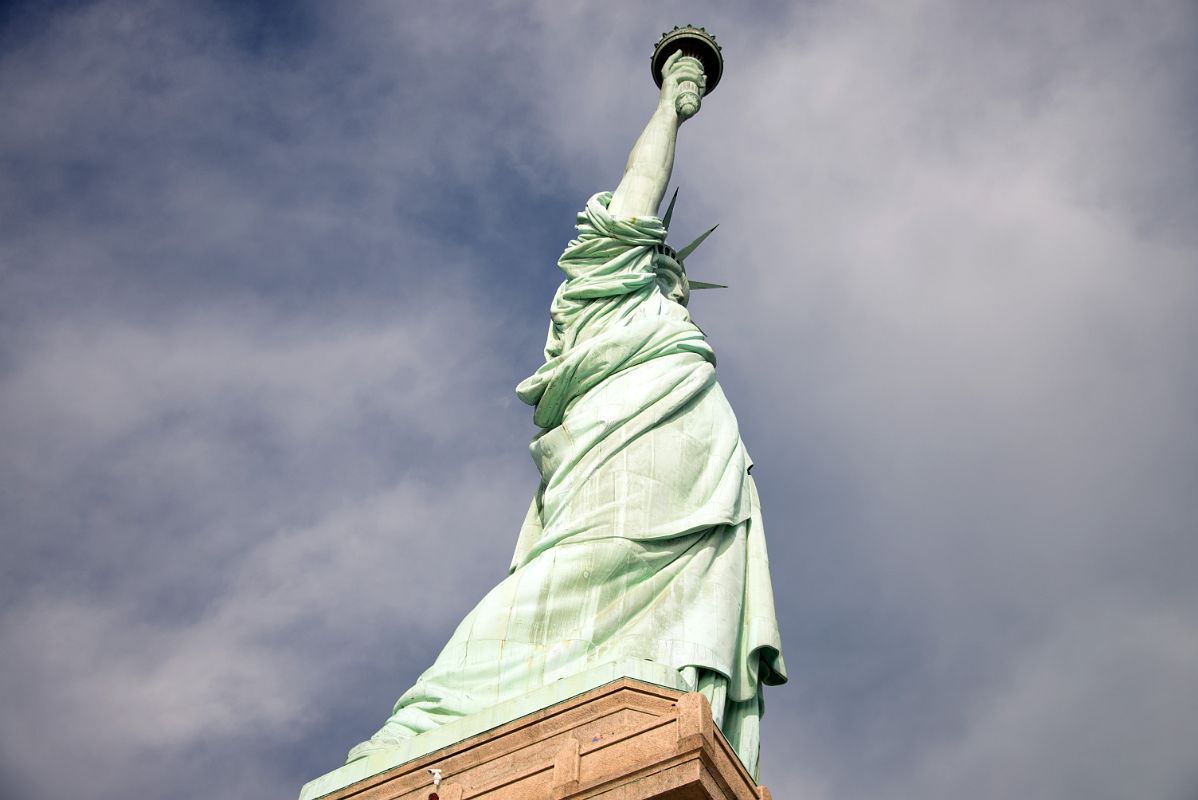 08-06 Statue Of Liberty Side View From The Lower Pedestal